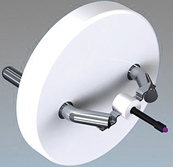 Kimball ES-423E LaB6 cathode, AEI Base, 90 degrees/15µm round tip for Zeiss EVO, LEO, Leica, CamScan, Cambridge Instruments and Philips XL-30 SEMs